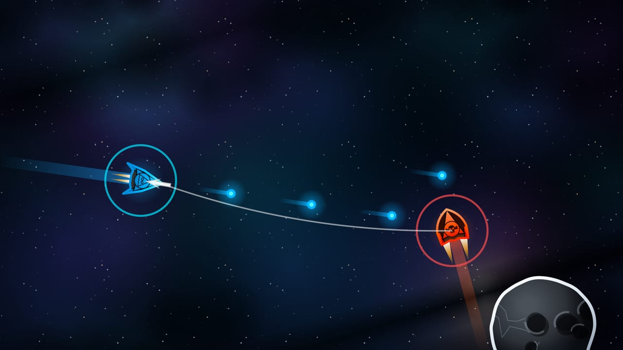 A pilot leading a moving target with a bullet stream
